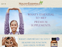 Tablet Screenshot of healthyessentials.com.au